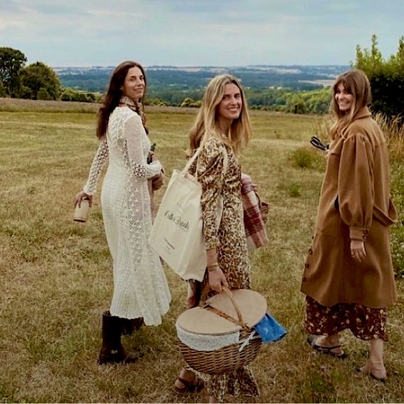 ✨Last Chance💋🌼🌹DÔEN ‘Vittoria’ Silk Jennifer Spring Maxi Dress XS✨ - Picture 7 of 15